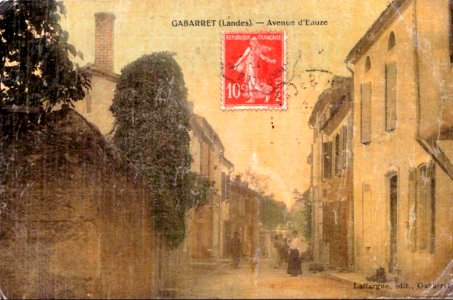 Gabarret (Landes) - avenue d'Eauze
