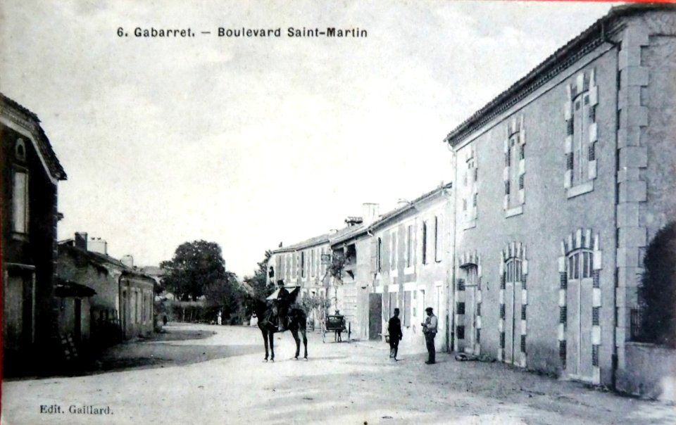 Gabarret (Landes) - Boulevard Saint-Martin