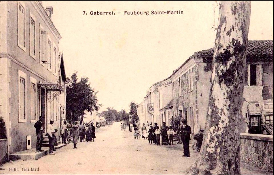 Gabarret (Landes) - Faubourg Saint-Martin 1