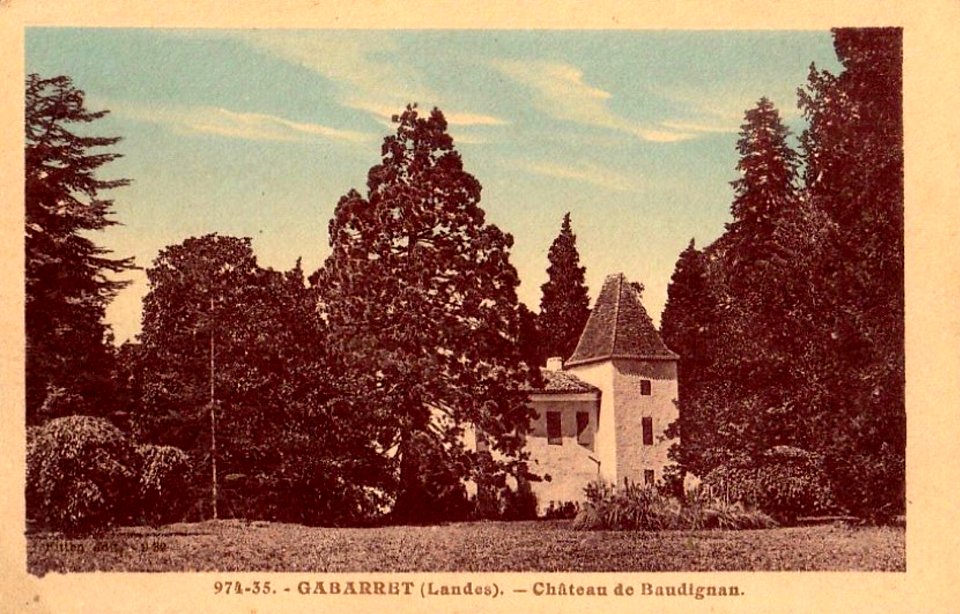 Gabarret (Landes) - Château de Baudignan 1