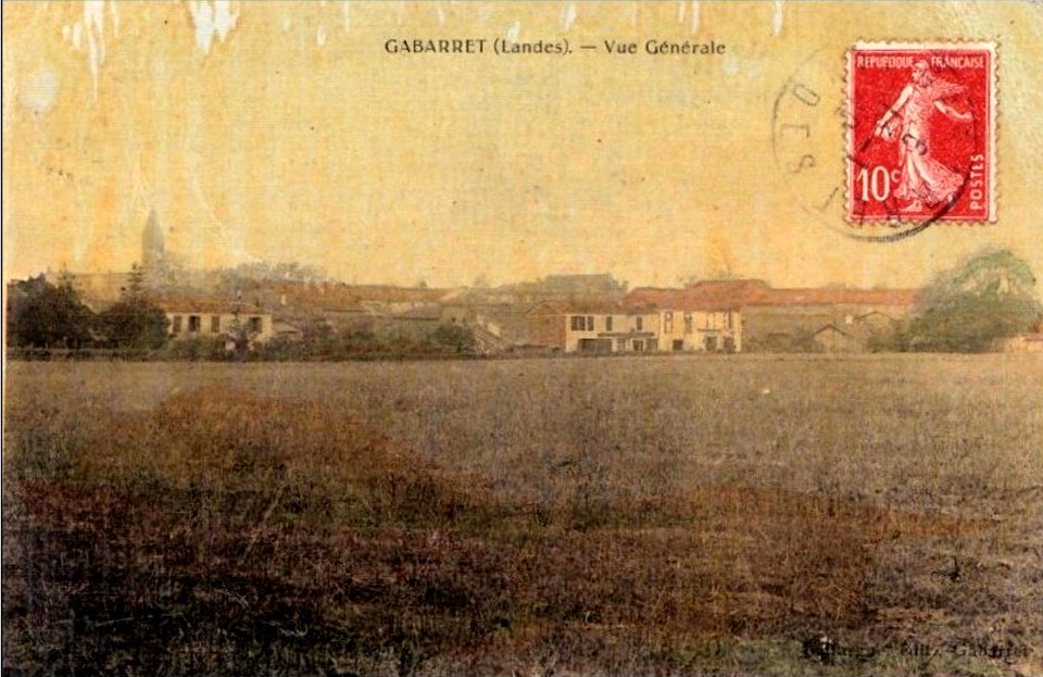 Gabarret (Landes) - vue générale 2