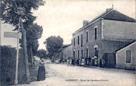 Gabarret (Landes) - route de Castelnau-d'Auzan 1