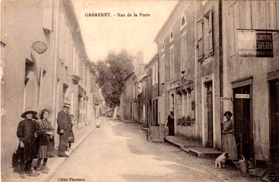 Gabarret (Landes) - rue de la Poste