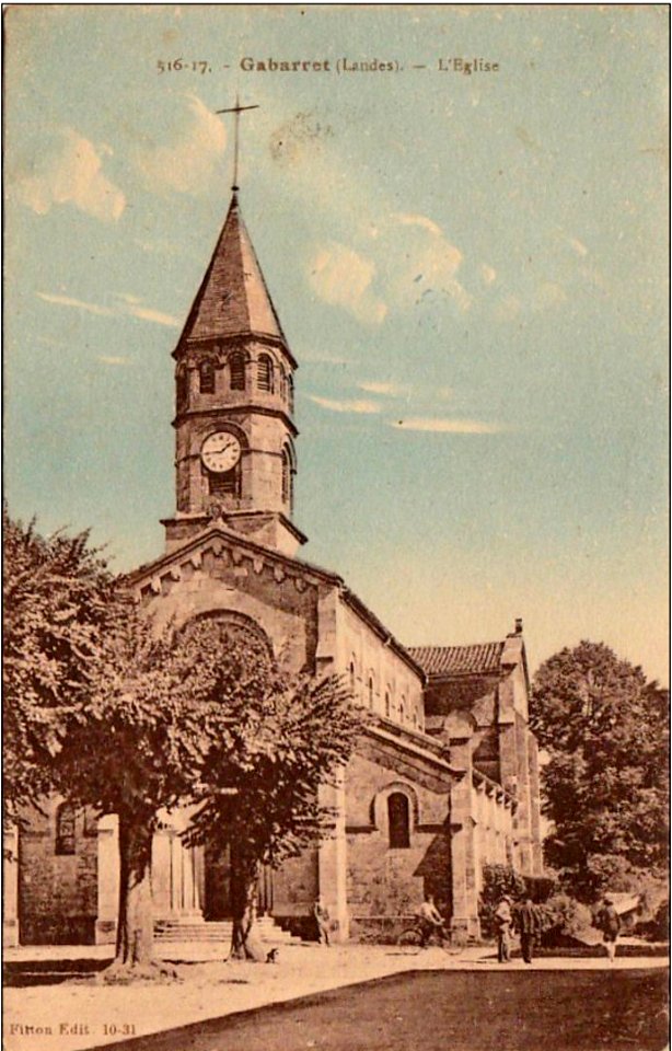 Gabarret (Landes) - église 2