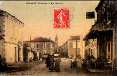 Gabarret (Landes) - rue Marsan 2