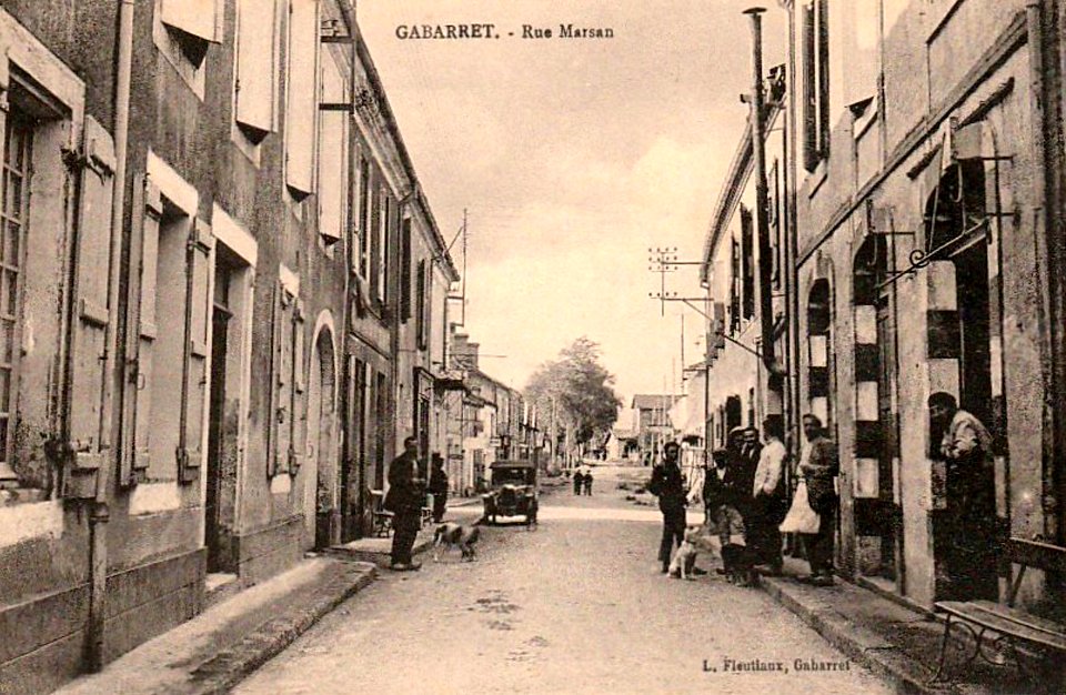 Gabarret (Landes) - rue Marsan 6