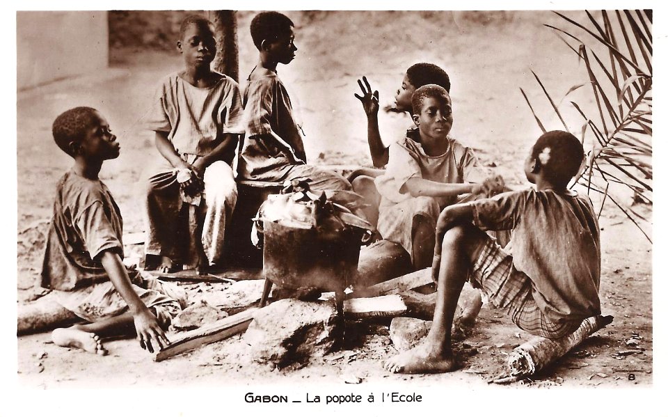 Gabon-La popote à l'école