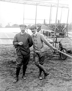 Gabriel Voisin and Henry Farman photo
