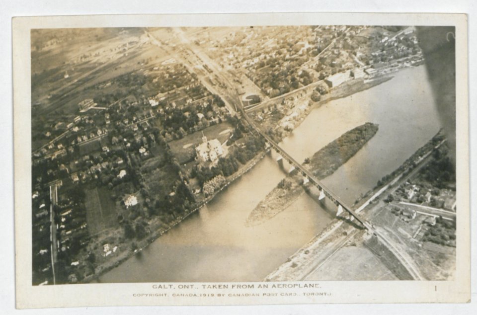 Galt Ontario from the Air (HS85-10-36352) original
