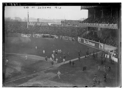 Game Three of the 1913 World Series, Philadelphia Athletics vs. New York Giants at the Polo Grounds, New York (baseball) LCCN2014694451 photo
