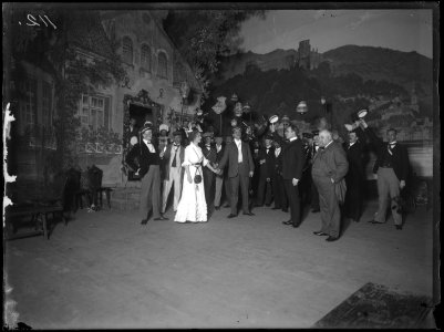 Gamla Heidelberg, Svenska teatern 1903. Föreställningsbild - SMV - SvT050
