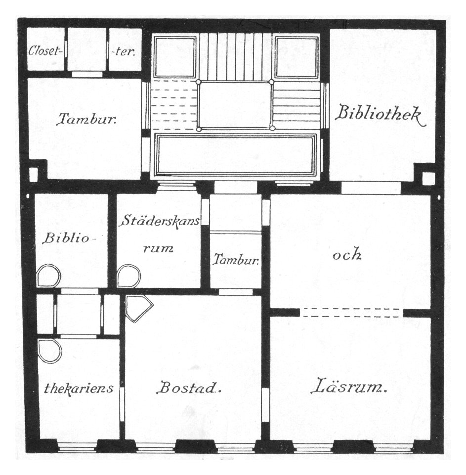 Gamla Läkaresällskapets hus, planritning (1)