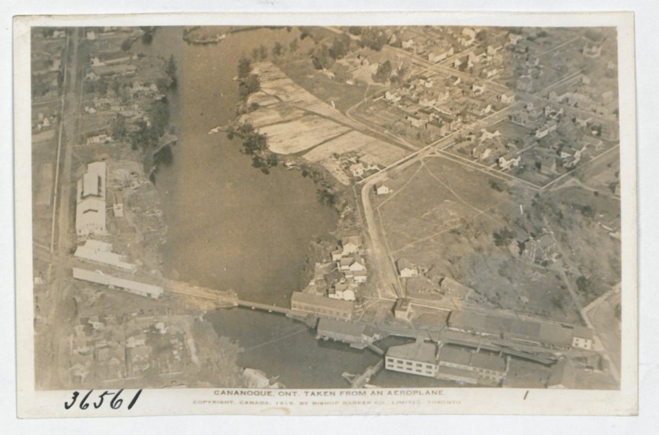 Gananoque Ontario from the Air (HS85-10-36561) original