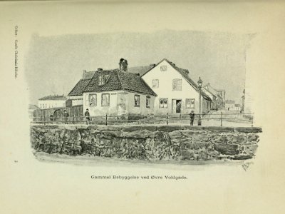 Gammel Bebyggelse ved Øvre Voldgade. - Gamle Christiania-Billeder (1893) - 0053.1 photo
