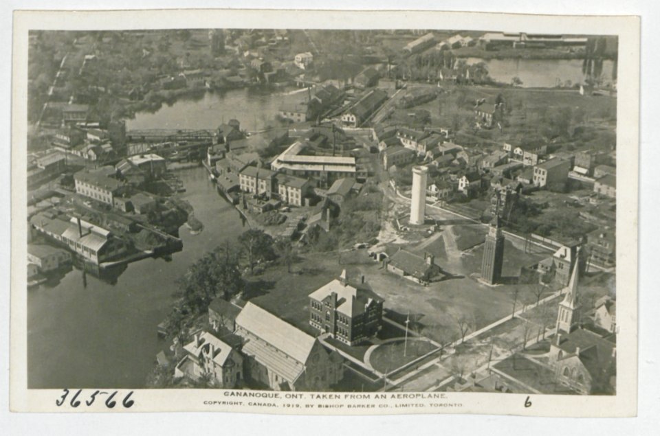 Gananoque Ontario from the Air (HS85-10-36566) original
