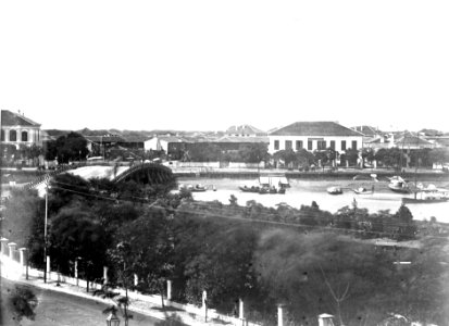 Garden Bridge & Astor House on the Hong Que Side, Shanghai