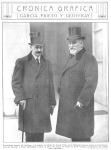 García Prieto y Geoffray, de Campúa, Mundo Gráfico, 11-12-1912