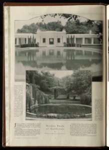 Garden pools of California (left page) LCCN2013648788