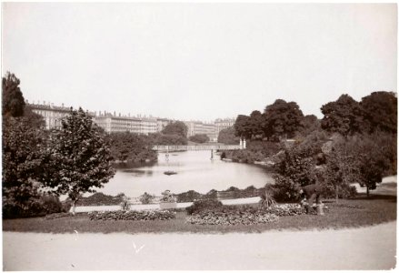 Gardener in Oerstedtspark, Copenhagen, Denmark, Carl Curman