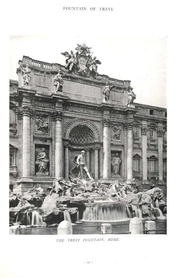 Gardens of Italy The Trevi Fountain Rome 0112