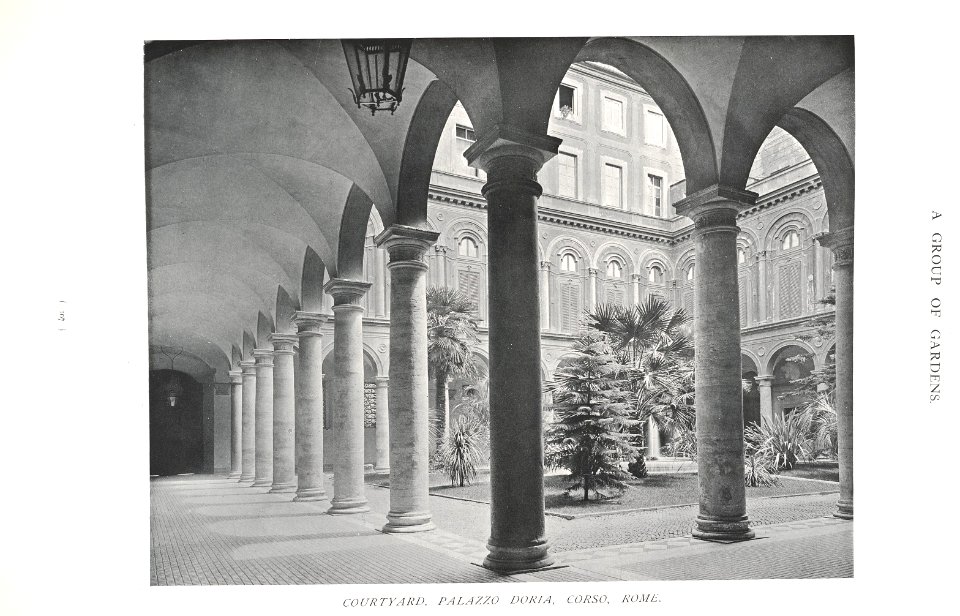 Gardens of Italy Palazzo Doria Courtyard 0115