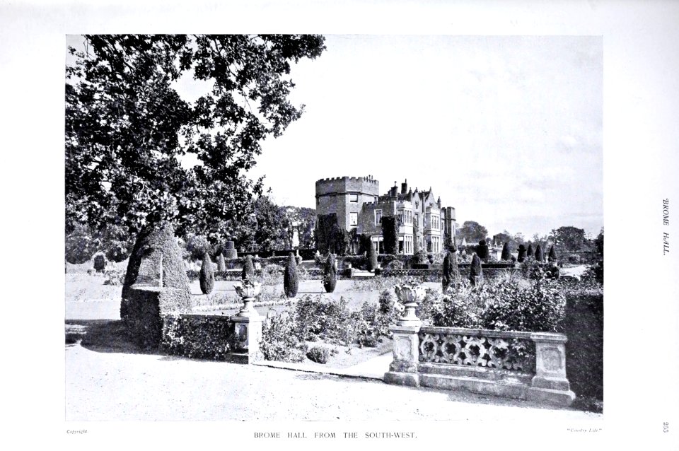Gardens Old and New Vol 1 Brome Hall from the south-west 0287
