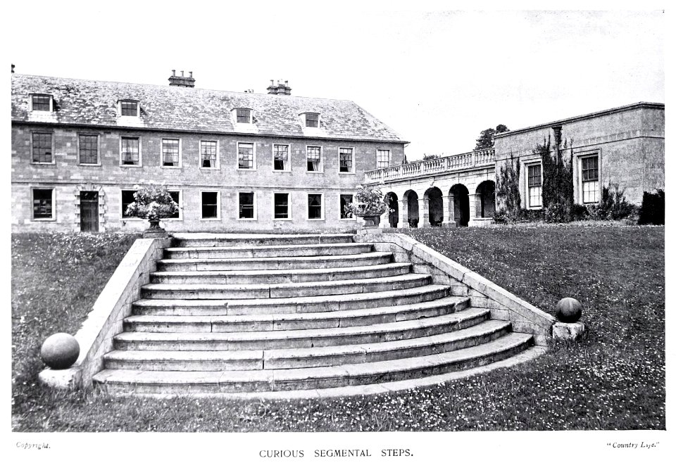 Gardens Old and New Vol 1 Bulwick Hall segmental steps 0048