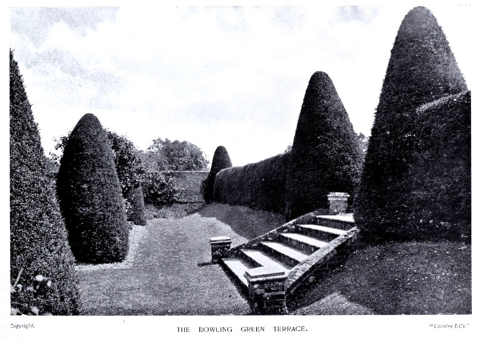 Gardens Old and New Vol 1 Brickwall the bowling green terrace 0291