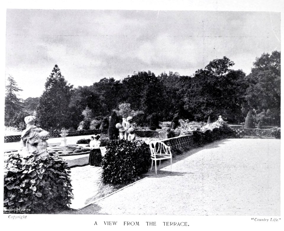 Gardens Old and New Vol 1 Brome Hall view from the terrace 0286