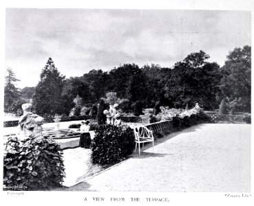 Gardens Old and New Vol 1 Brome Hall view from the terrace 0286