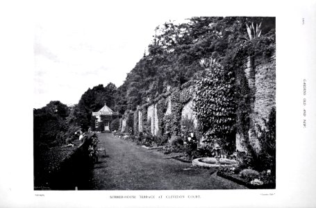 Gardens Old and New Vol 1 Clevedon Court Summer House Terrace 0030