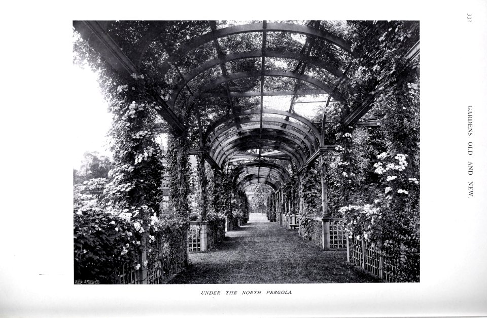 Gardens Old and New Vol 3 Easton Lodge north pergola 0380