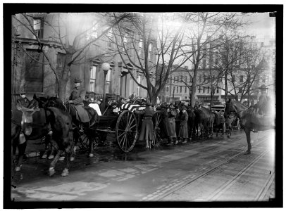 GARDNER, AUGUSTUS PEABODY. REP. FROM MASSACHUSETTS, 1902-1917. COL. AG. O, DURING WAR. AS MAJOR IN THE ARMY, HIS FUNERAL LCCN2016868837