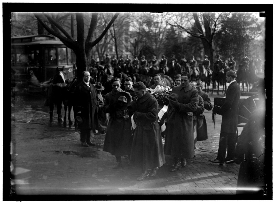 GARDNER, AUGUSTUS PEABODY. REP. FROM MASSACHUSETTS, 1902-1917. COL. AG. O, DURING WAR. AS MAJOR IN THE ARMY, HIS FUNERAL LCCN2016868840