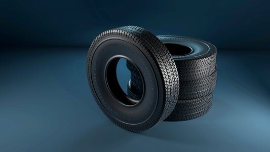 Tires car service 3d