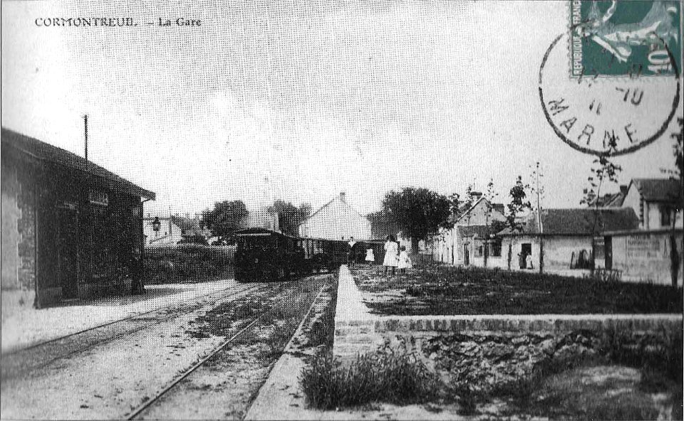 Gare CBR Cormontreuil 17 oct 1911