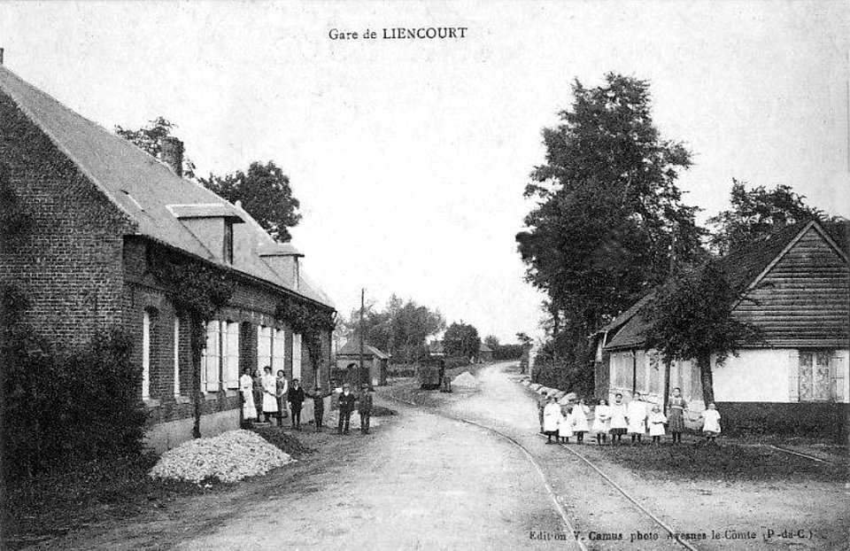 Gare de Liencourt au début des années 1900