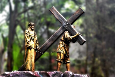 Station of the cross crucifixion passion