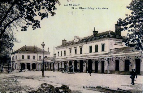 Gare de Chambéry après 1906