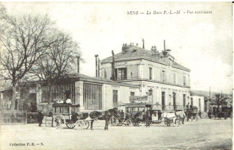Gare de Sens 1915