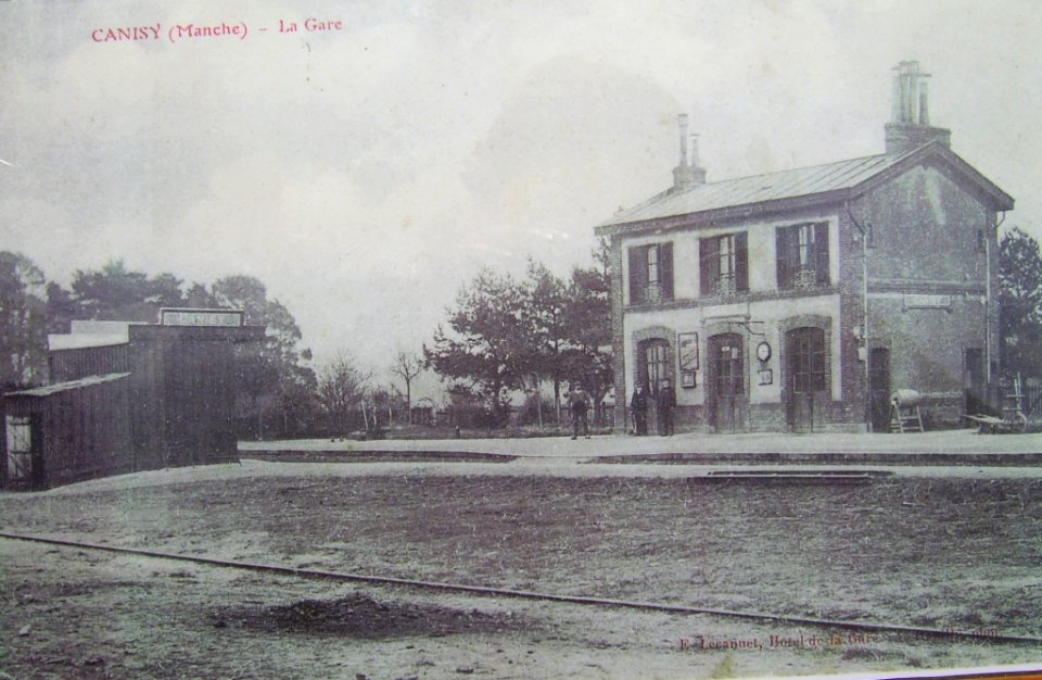Gare de Canisy avant guerre