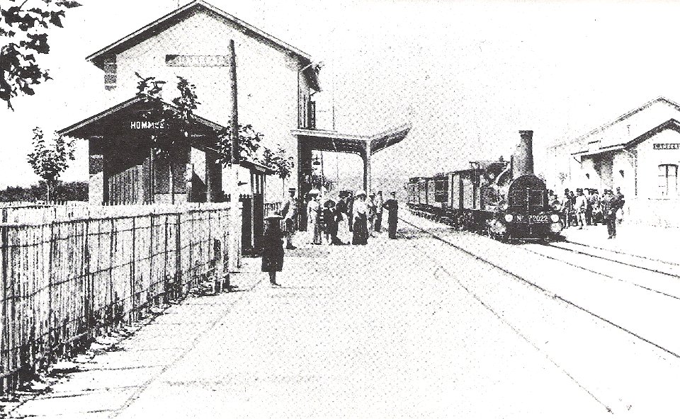 Gare de Lambesc au début du XXe s.