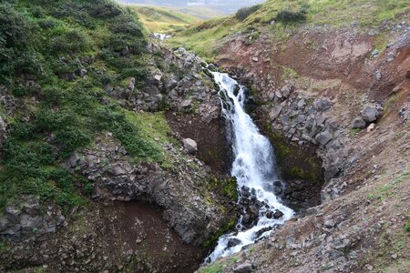 Mountain stream mountains landscape photo