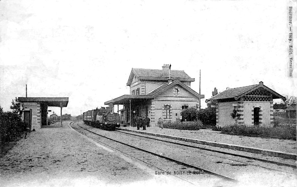 Gare de Noisy-Le-Roi éditeur Bourdier vers 1900