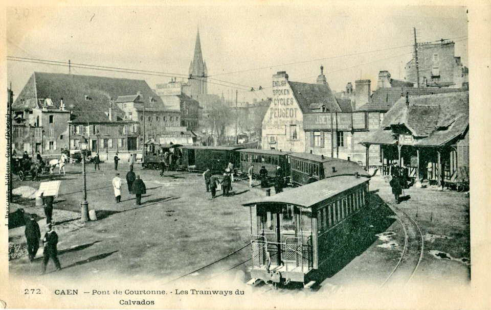 CAEN - Pont de Courtonne - Les Tramways du Calvados