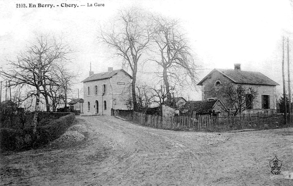 Gare-Chéry-Lury-BV-CPancienne