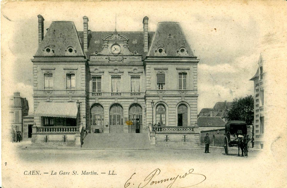 CAEN - La gare St. Martin