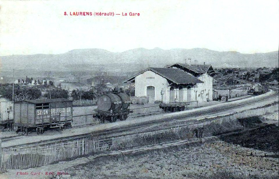Gare-Laurens-Hérault-1900