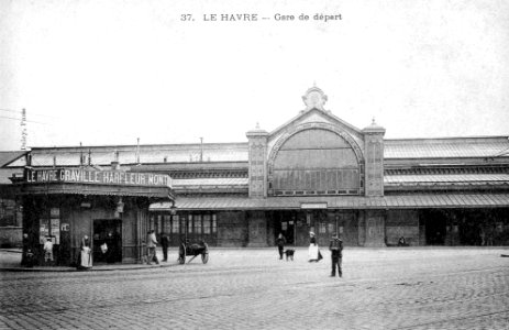 Gare-Lisch-départ-Le-Havre-1900