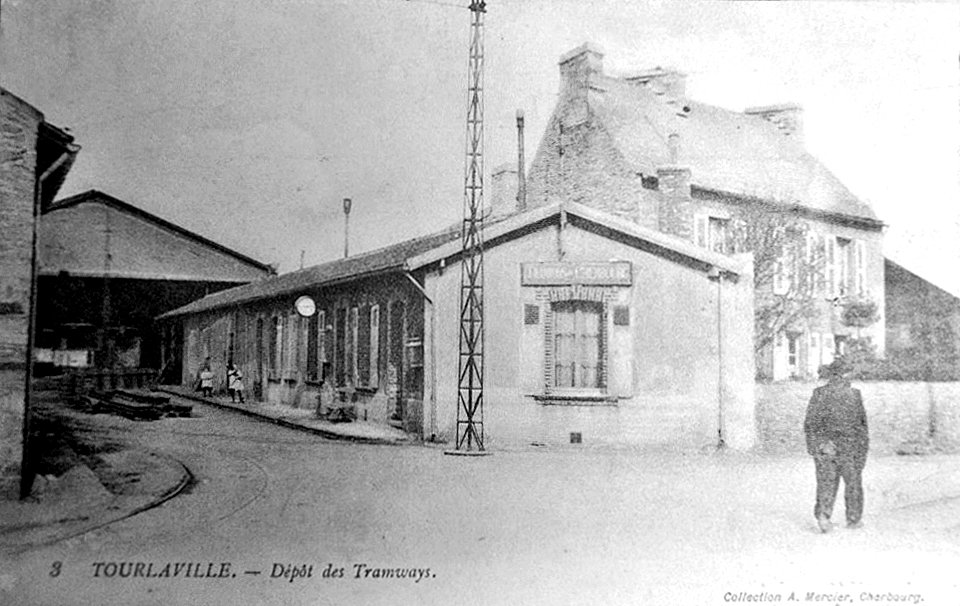 GareDépôtTramwayTourlaville1910